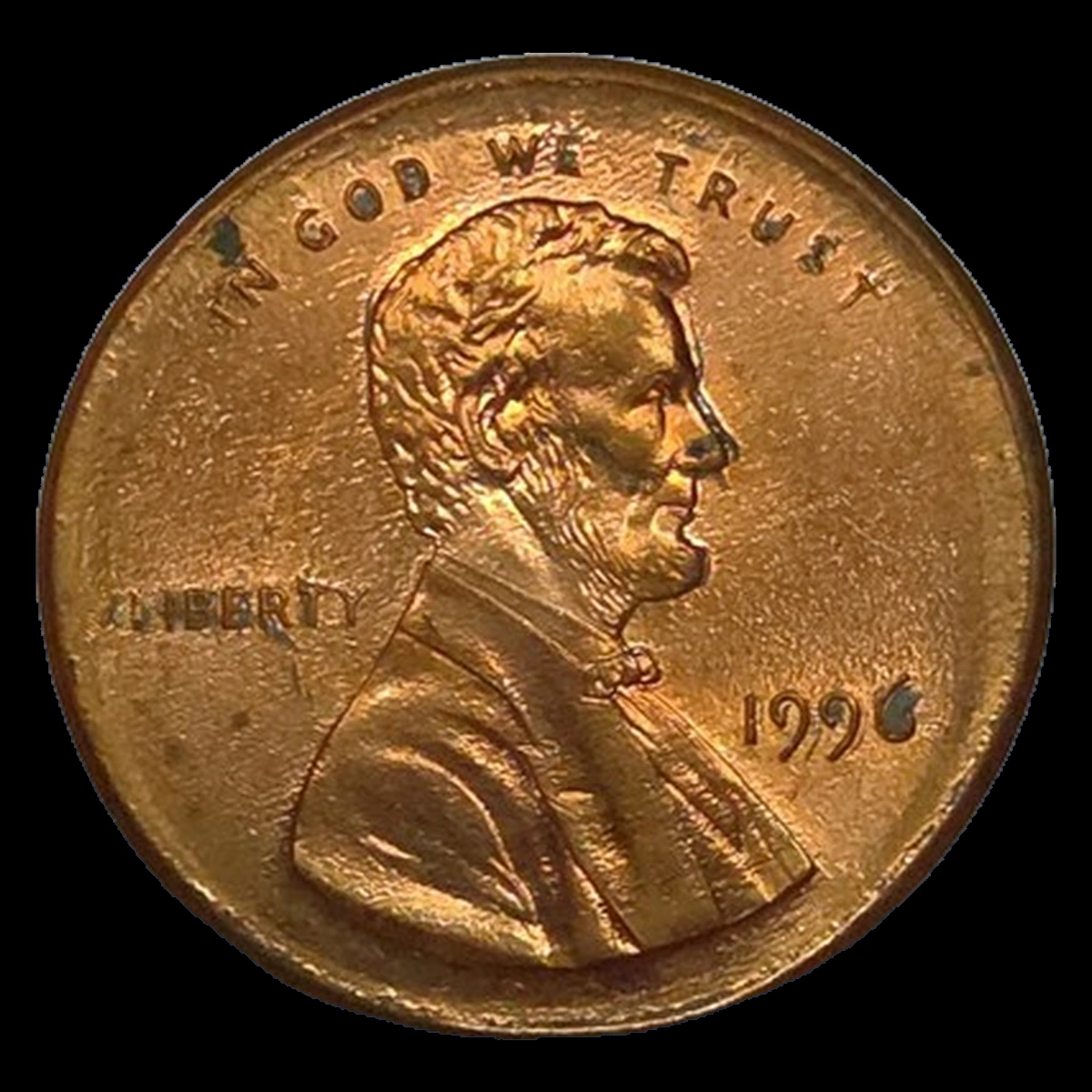 1996 Lincoln Cent (Modern): Broadstrike