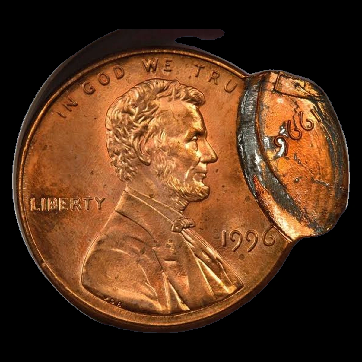 1996 Lincoln Cent (Modern): Multiple Strike