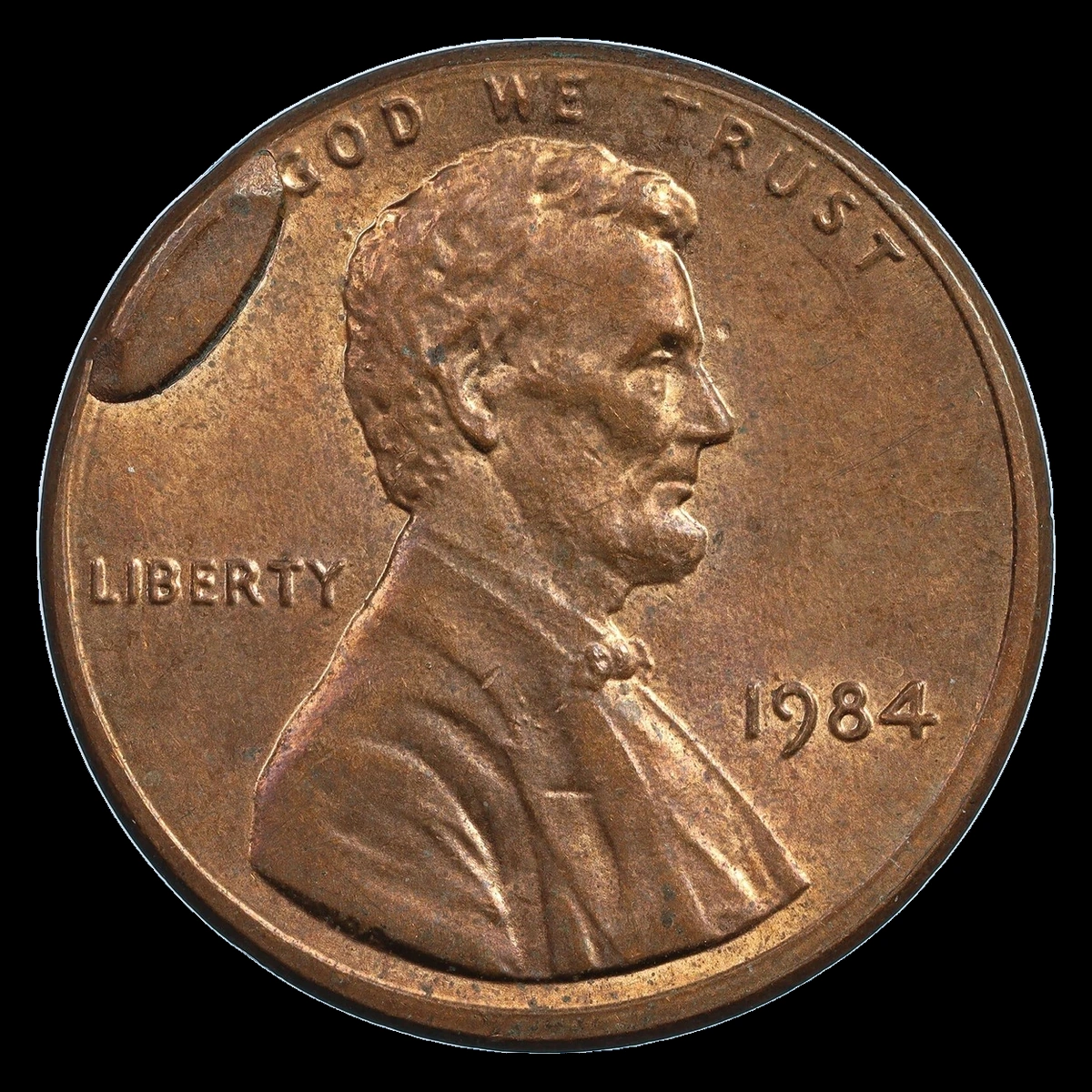 1984 Lincoln Penny: Die Break / Cud
