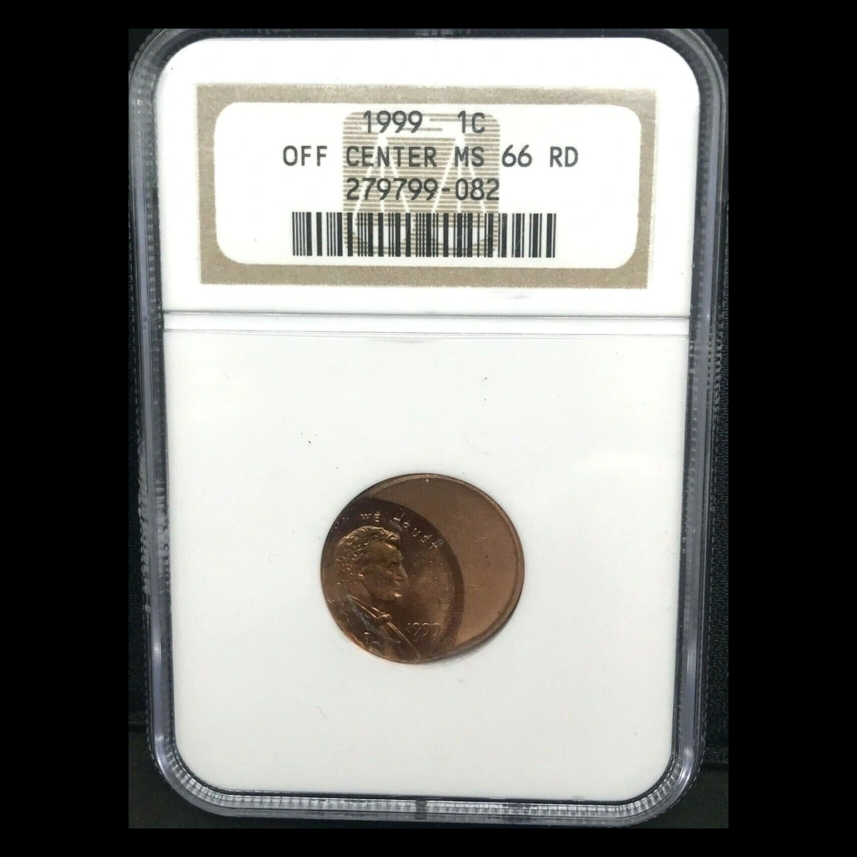 1999 Lincoln Penny: Off-Center Strike