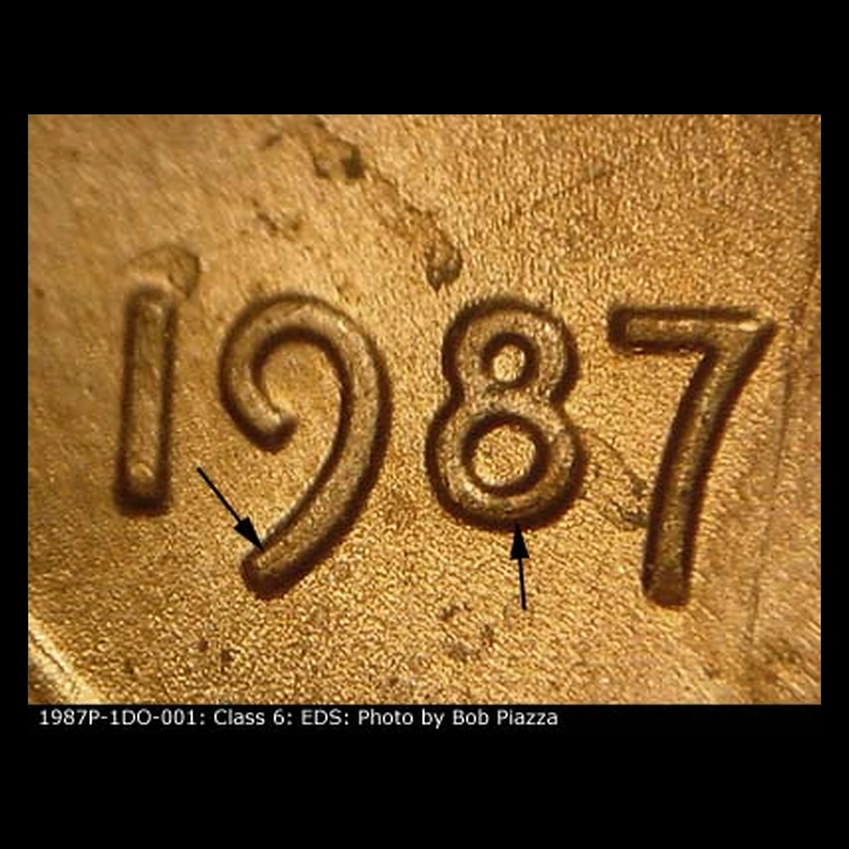 1987 Lincoln Penny: Doubled Die Obverse
