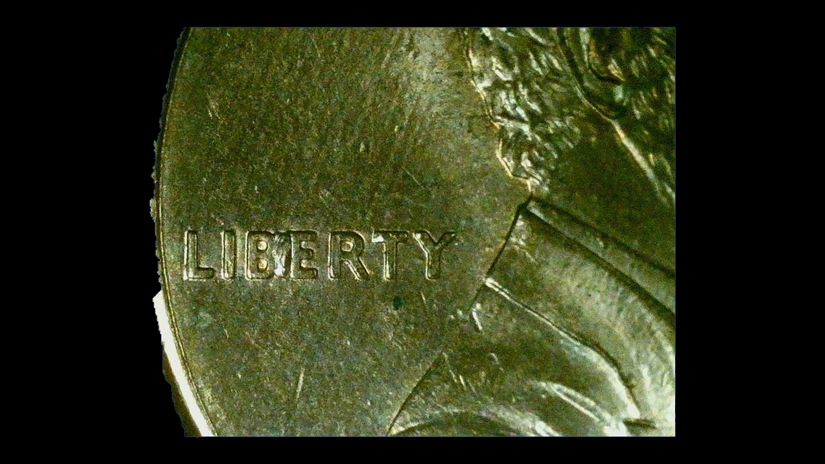 1998 Lincoln Penny: BIE Die Break