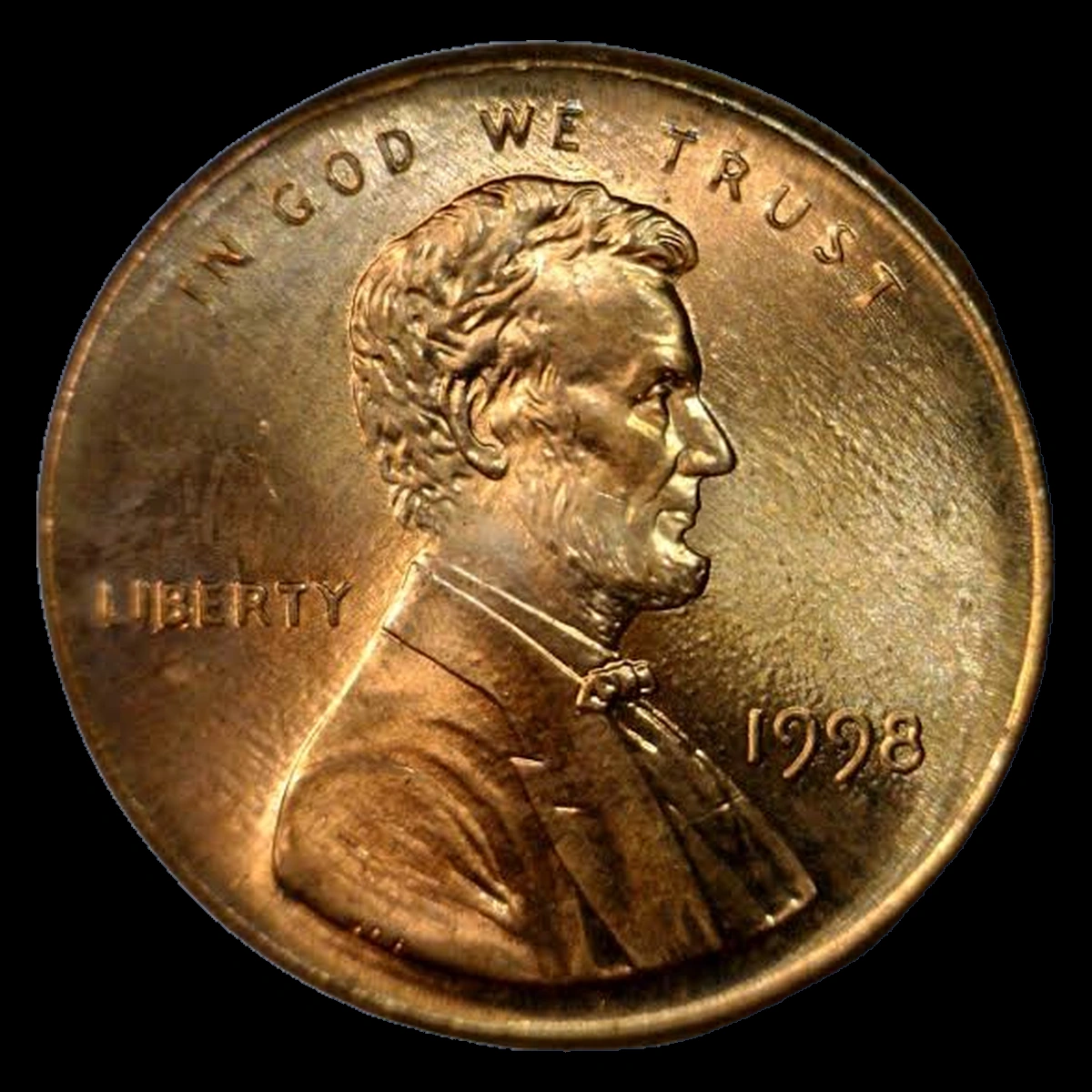 1998 Lincoln Cent (Modern): Broadstrike