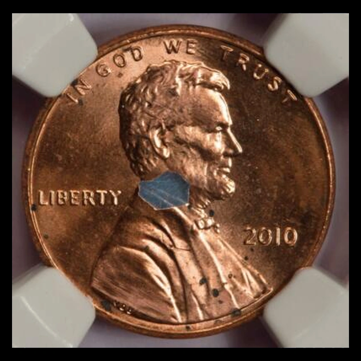 2010 Lincoln Penny: Struck-Through Error