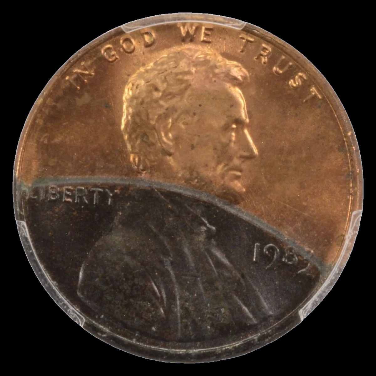 1983 Lincoln Cent (Modern): Plating Error