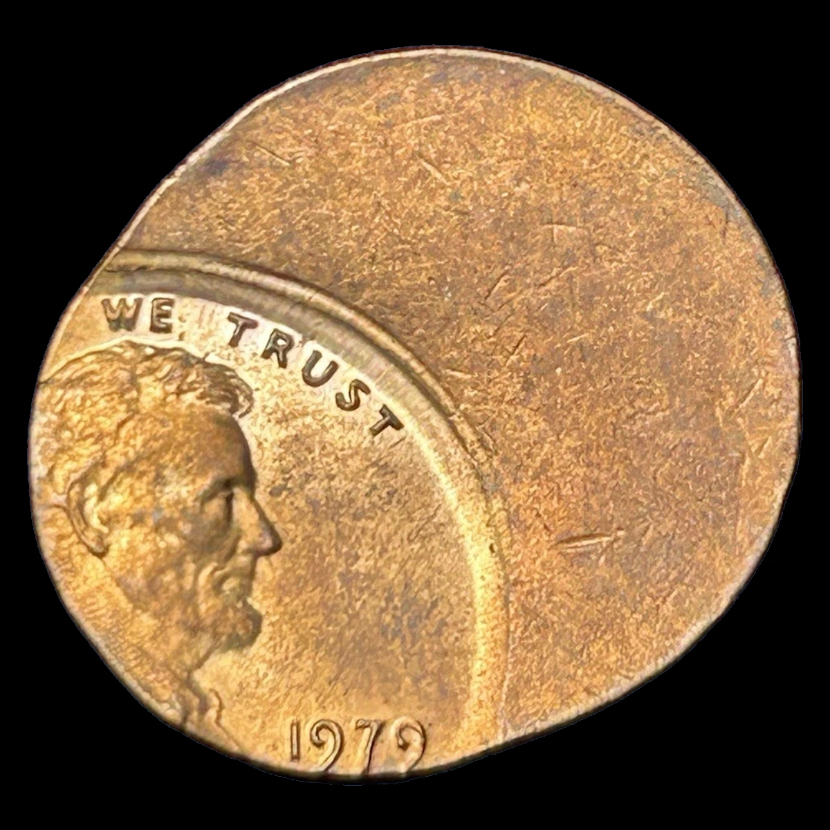1979 Lincoln Penny: Off-Center Strike