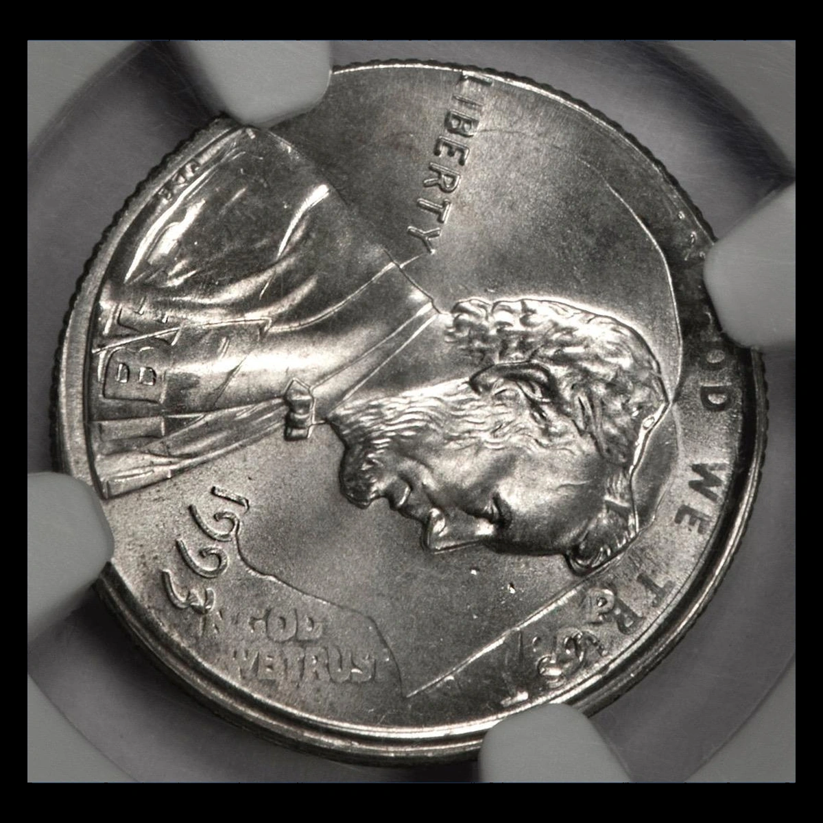 1993 Lincoln Penny: Cent Struck over a Dime
