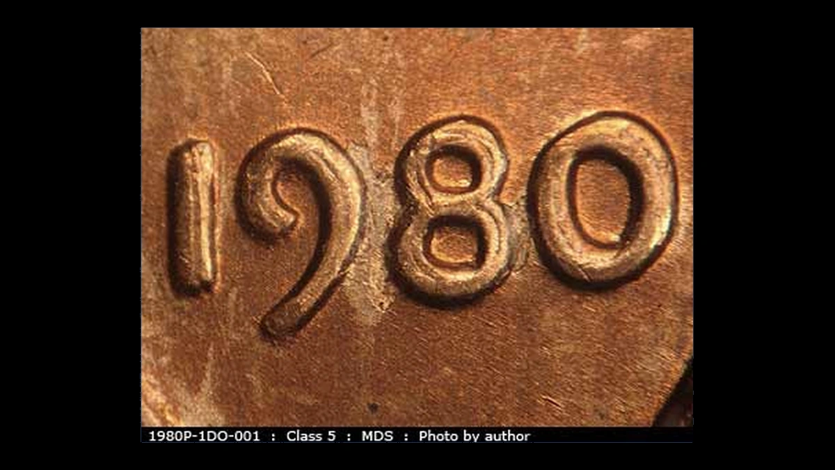 1980 Lincoln Penny: Doubled Die Obverse