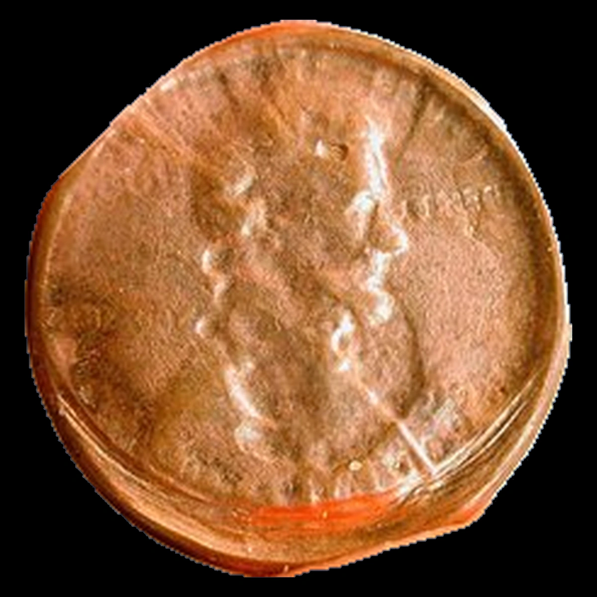 1990 Lincoln Cent (Modern): Capped Die Strike