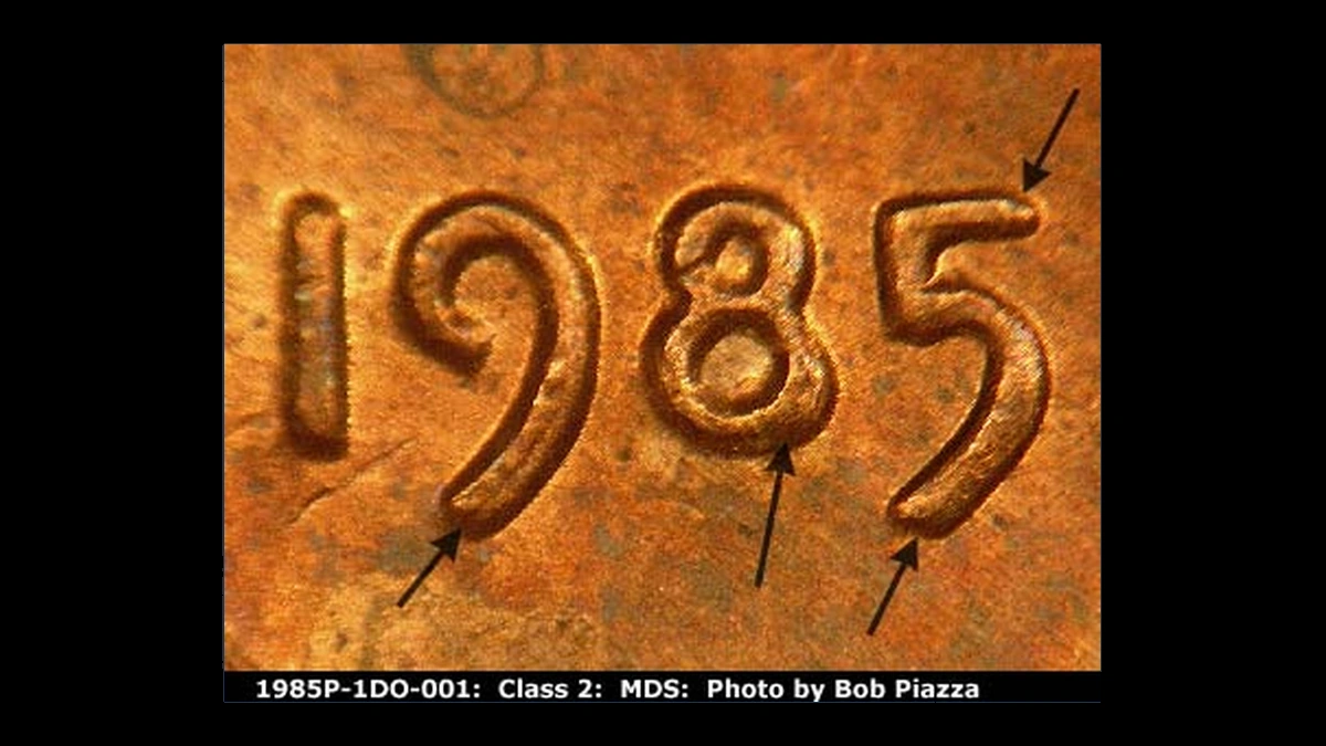 1985 Lincoln Penny: Doubled Die Obverse