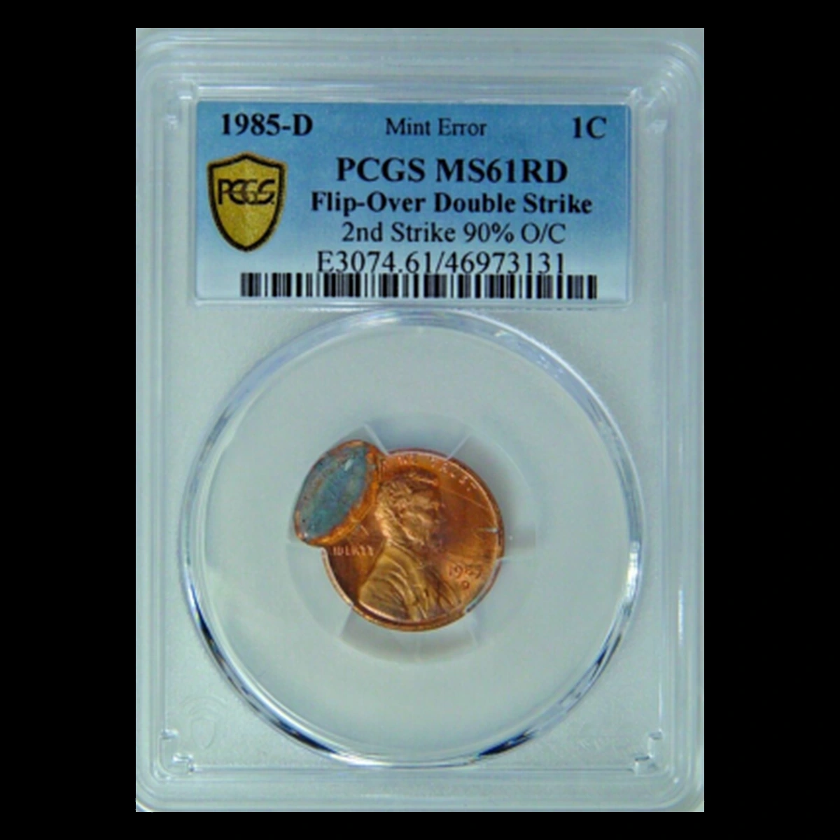 1985 Lincoln Cent (Modern): Multiple Strike
