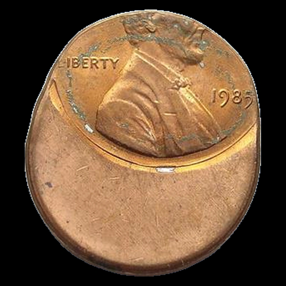 1985 Lincoln Penny: Off-Center Strike