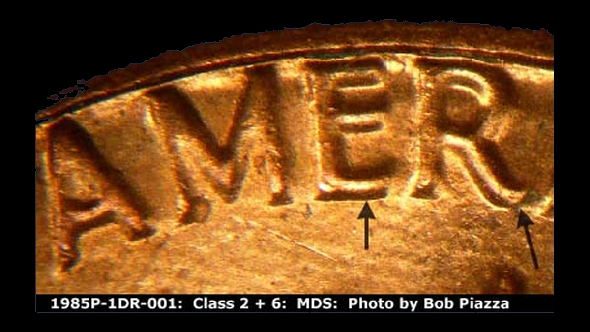 1985 Lincoln Penny: Doubled Die Reverse
