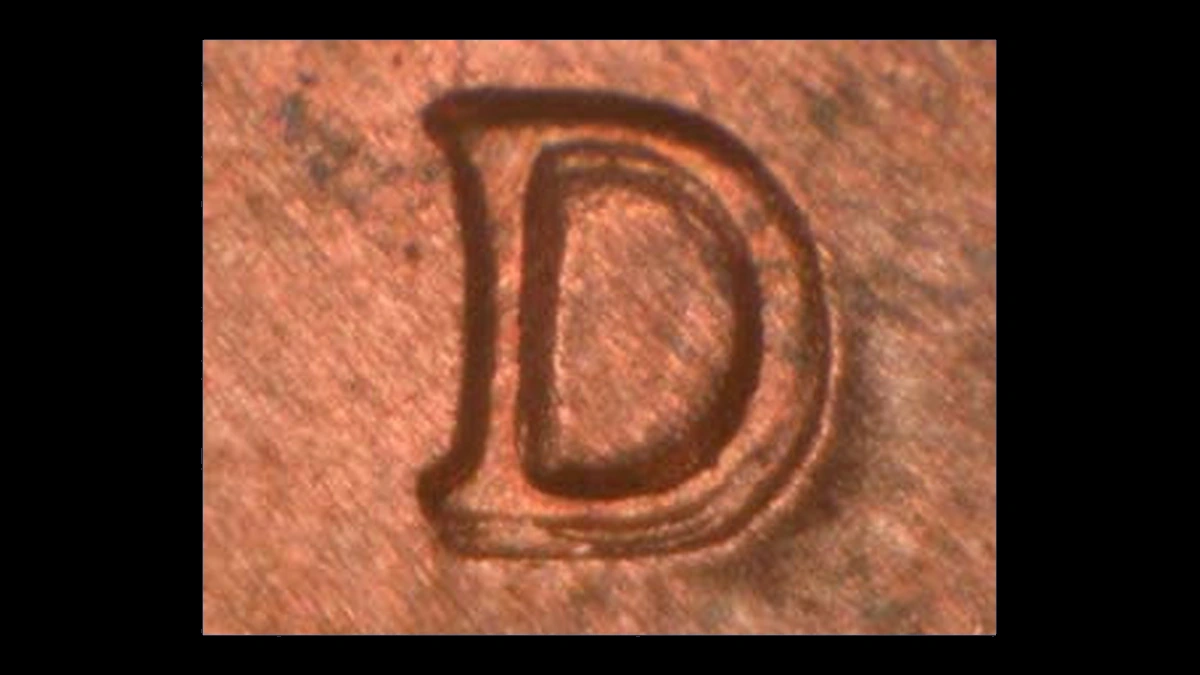 1986 Lincoln Cent (Modern): Repunched Mintmark