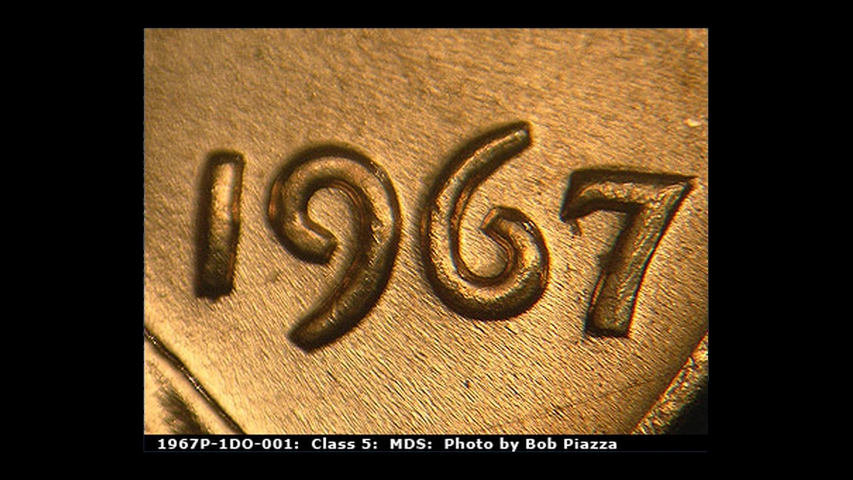 1967 Lincoln Penny: Doubled Die Obverse