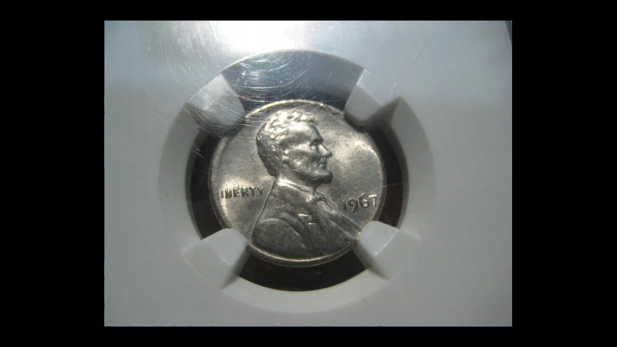 1967 Lincoln Penny: Struck on a Dime Blank