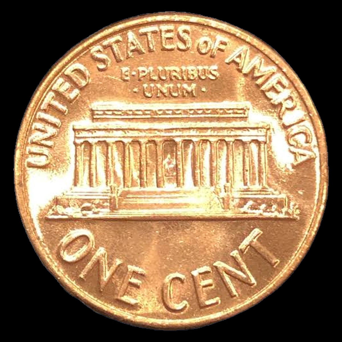 1971 Lincoln Cent (Modern): Overpolished Die