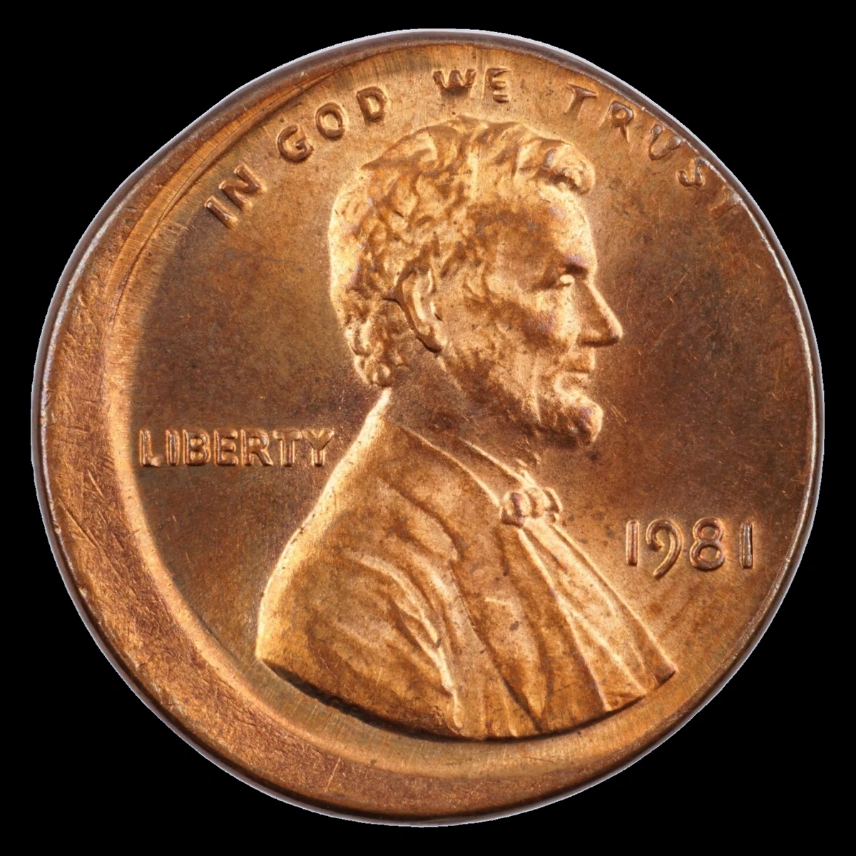 1981 Lincoln Penny: Off-Center Strike