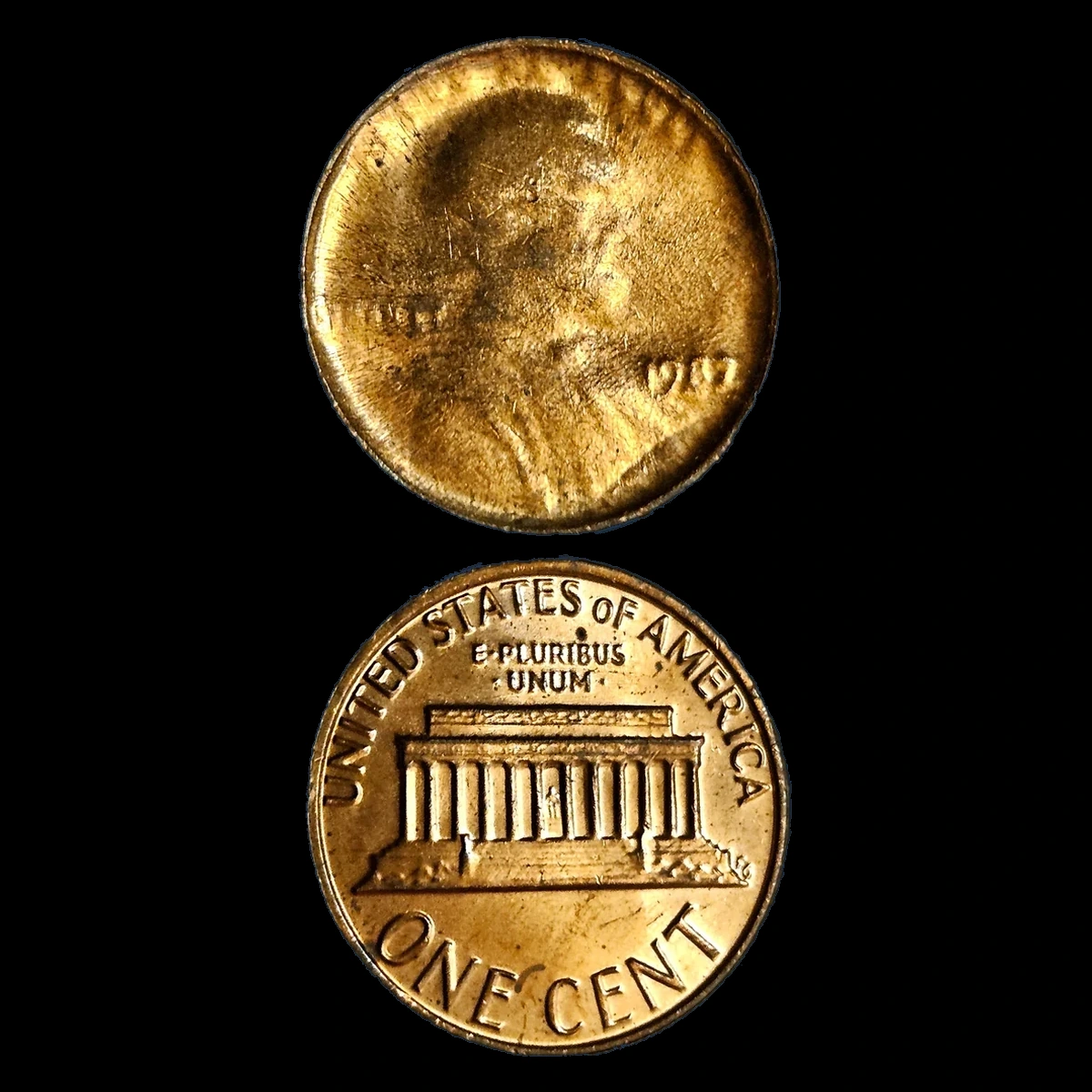 1982 Lincoln Cent (Modern): Capped Die Strike