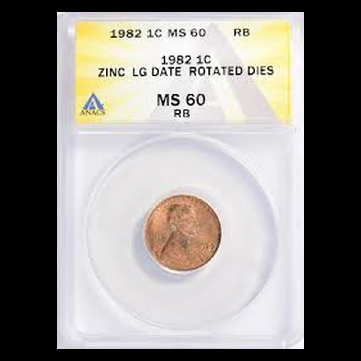 1982 Lincoln Cent (Modern): Rotated Dies