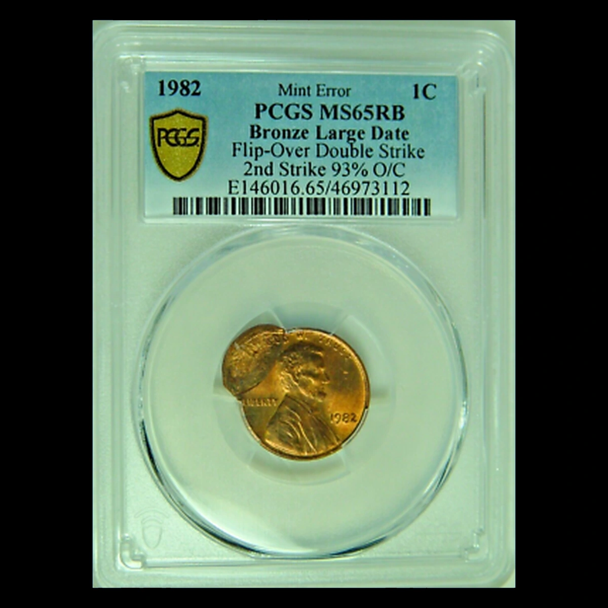 1982 Lincoln Penny: Double Strike