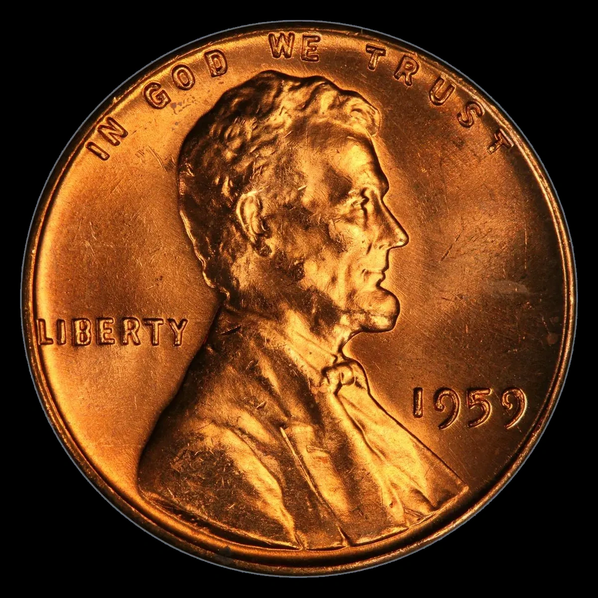 1959 Lincoln Penny: Doubled Die Obverse