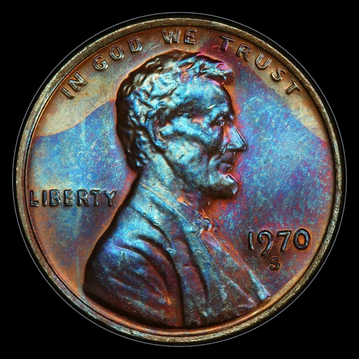 1970 Lincoln Penny: Doubled Die Obverse