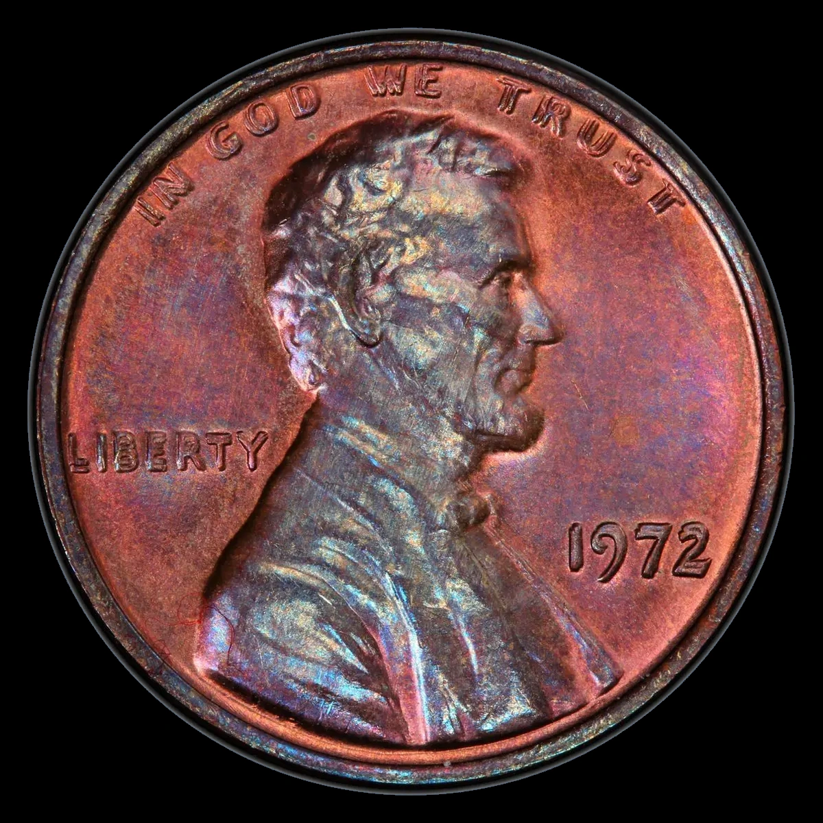 1972 Lincoln Penny: Doubled Die Obverse