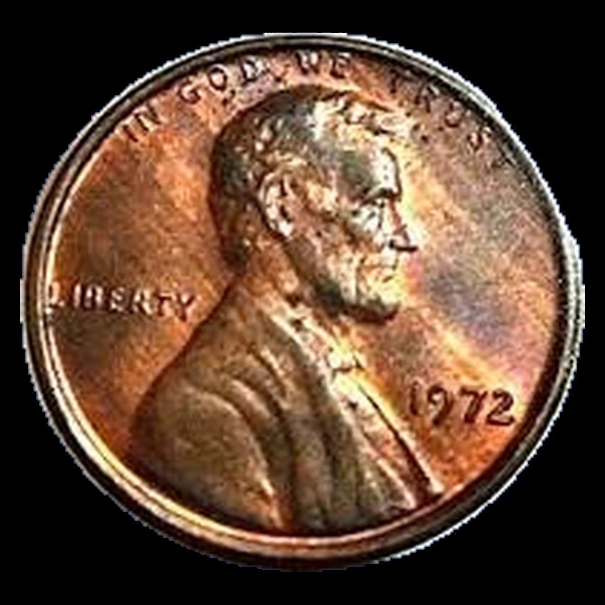 1972 Lincoln Cent (Modern): Thin Thick Planchet