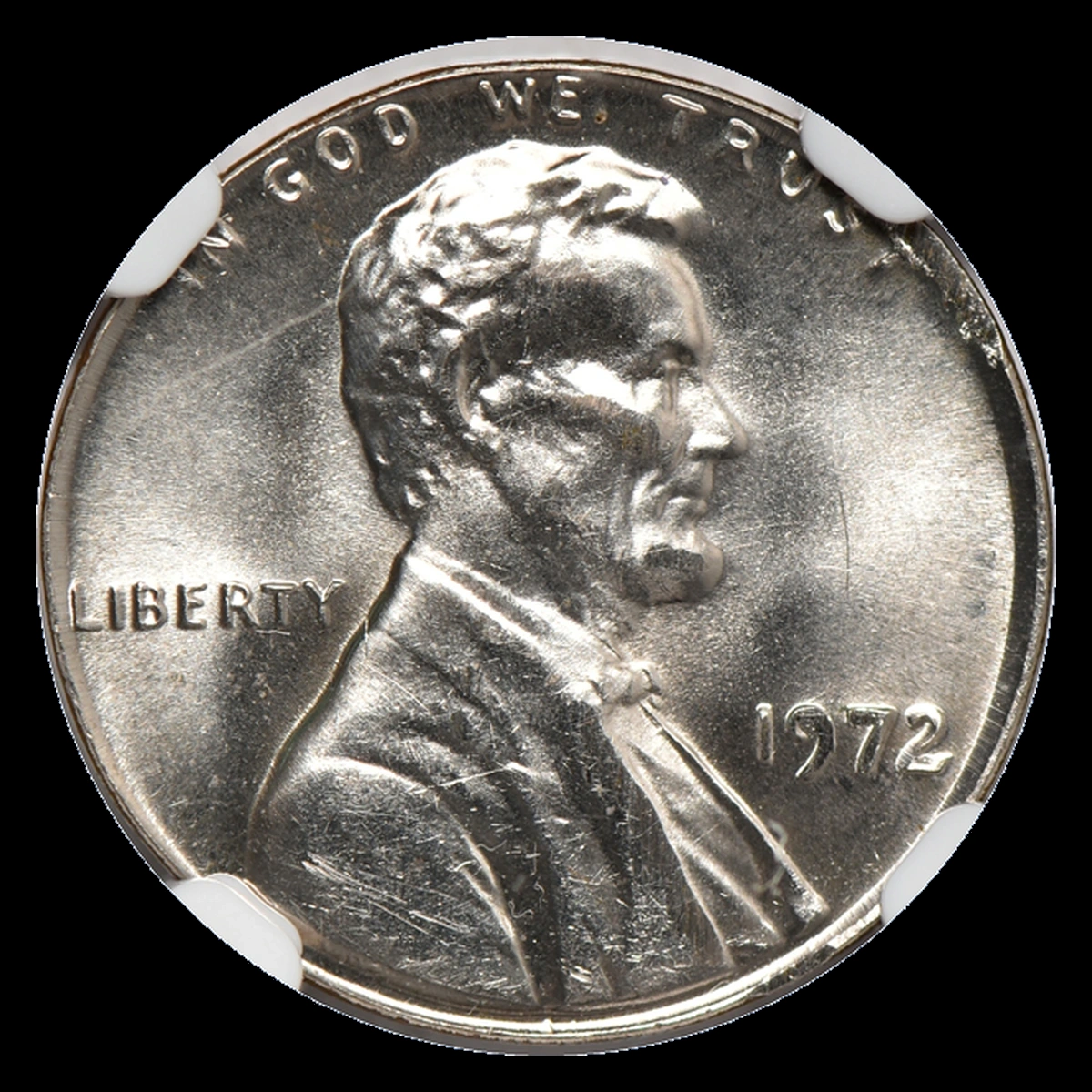 1972 Lincoln Penny: Struck on a Dime Planchet