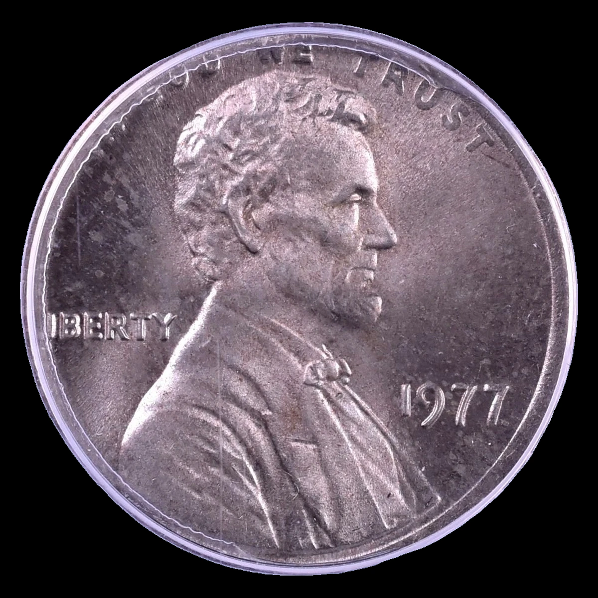 1977 Lincoln Penny: Struck on a Dime Blank