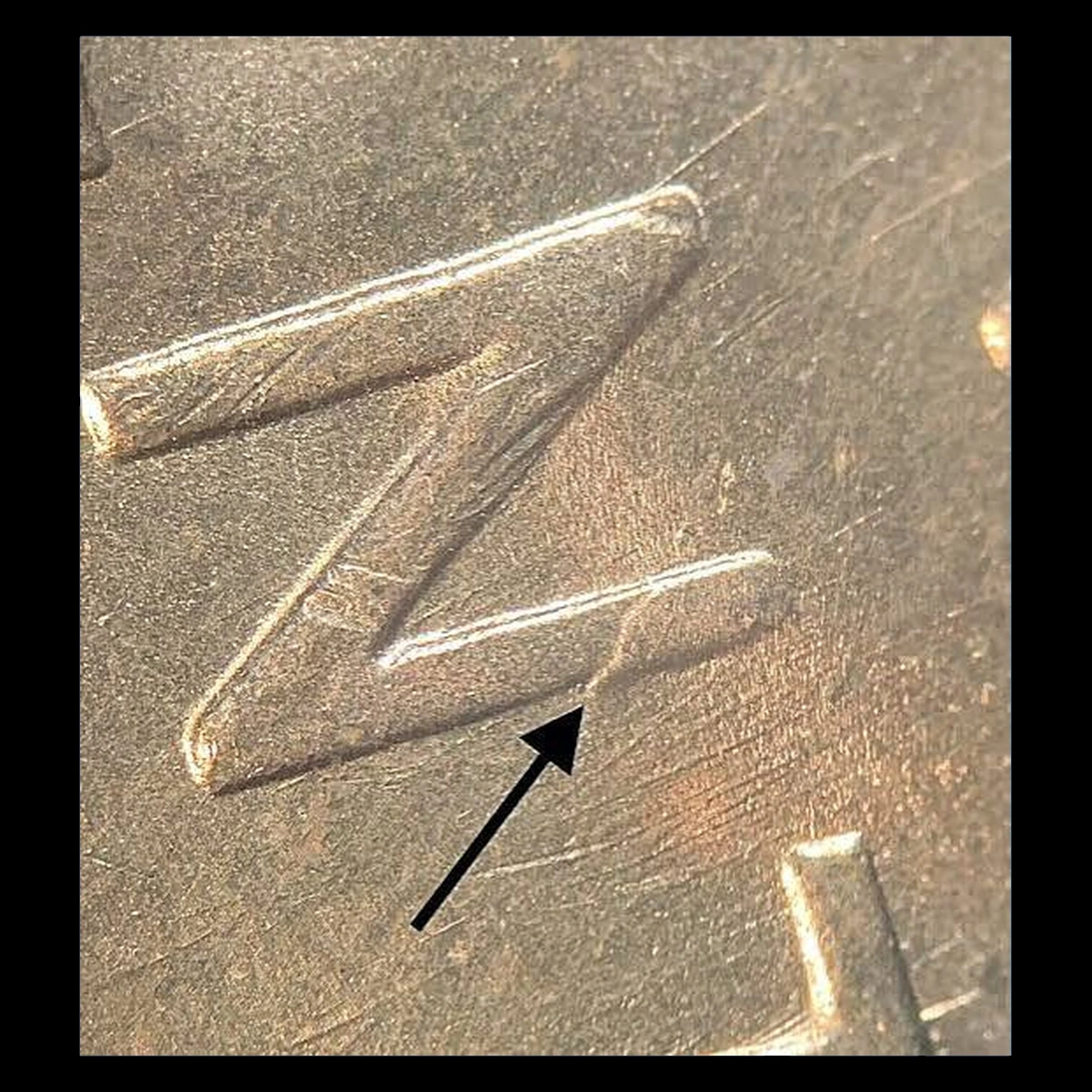 1955 Lincoln Cent (Wheat Reverse): Die Clash