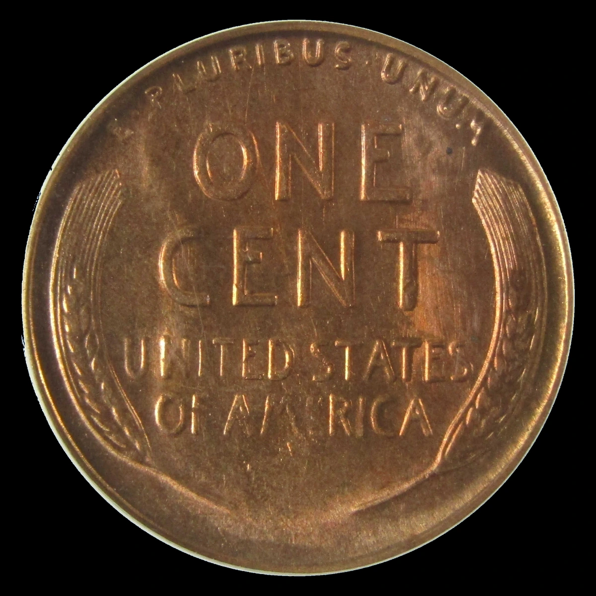 1931 Lincoln Cent (Wheat Reverse): Struck Through