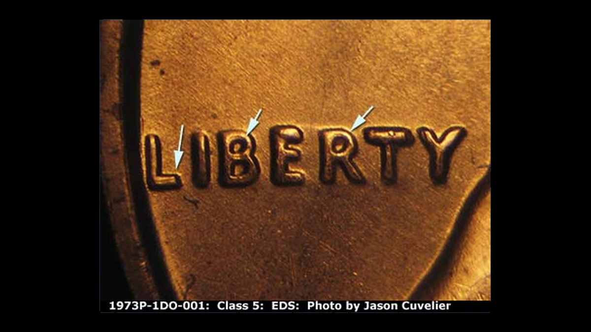 1973 Lincoln Penny: Doubled Die Obverse