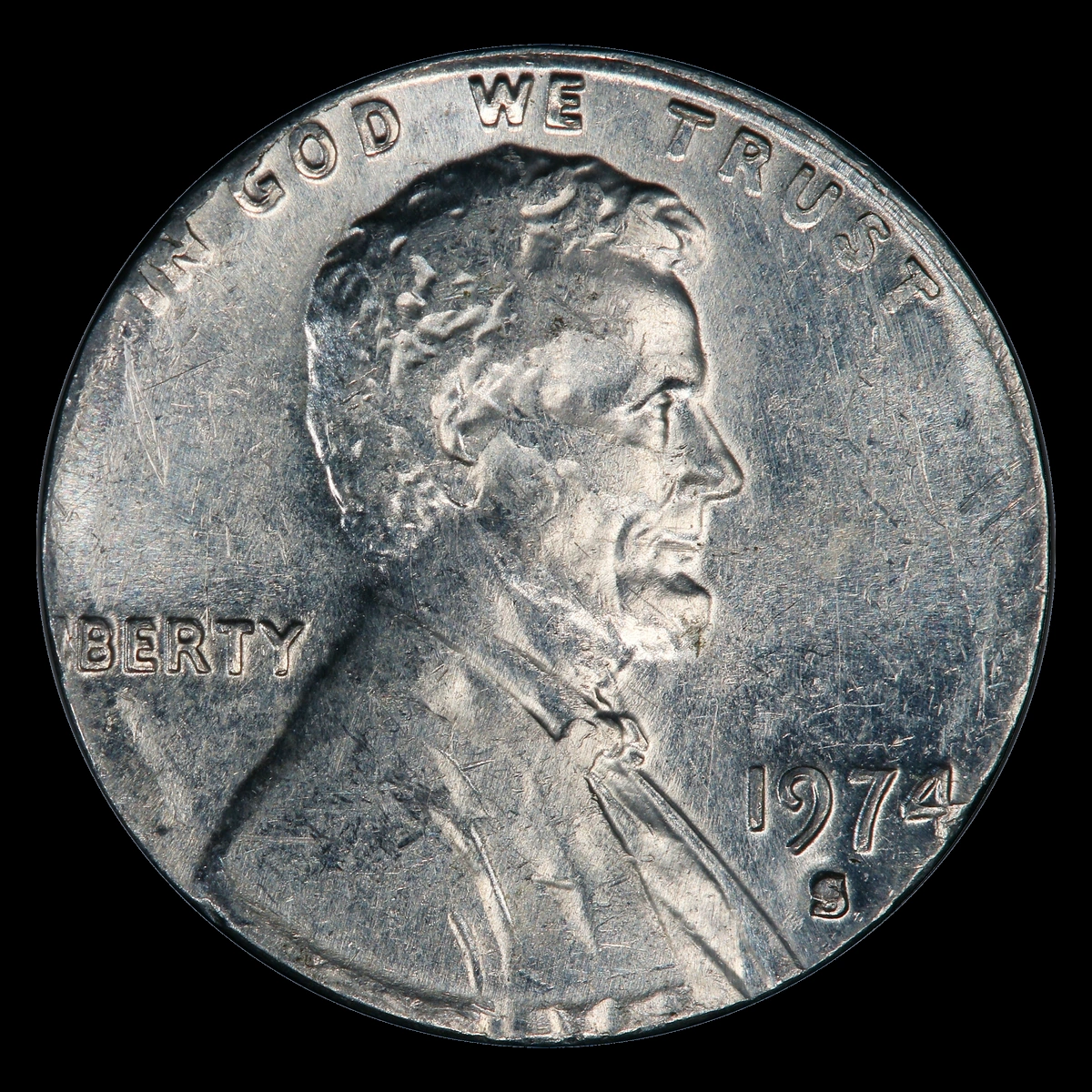 1974 Lincoln Penny: Philippine Aluminum Blank Error