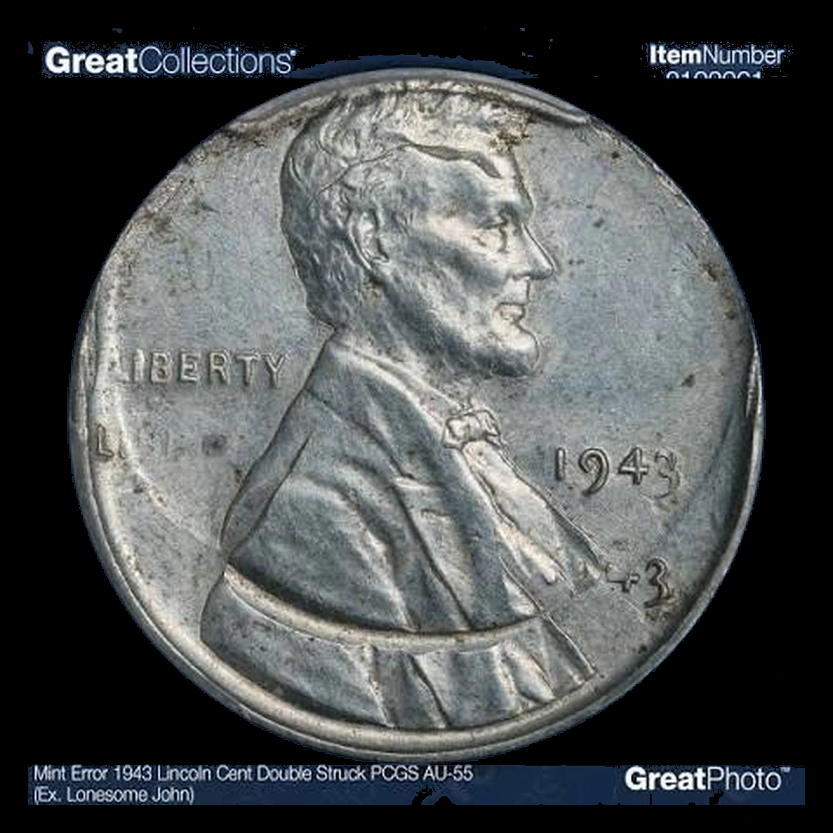 1943 Wheat Penny: Double / Multiple Strike