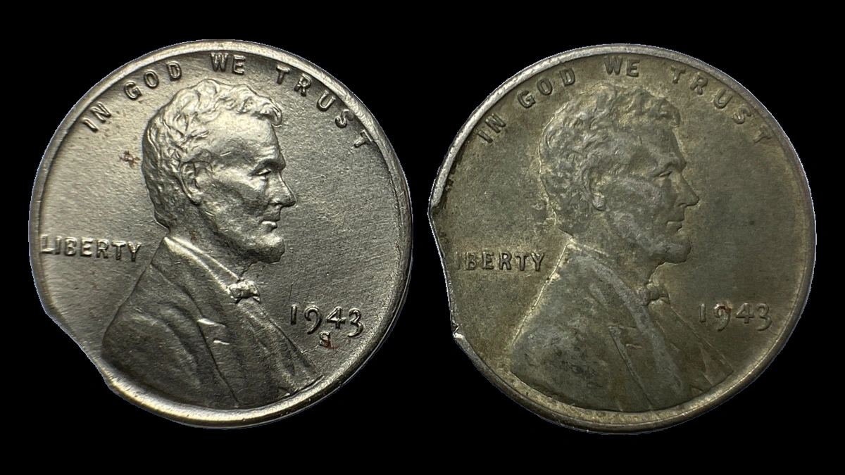 1943 Wheat Penny: Clipped Planchet