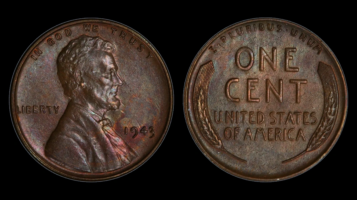1943 Wheat Penny: Wrong Planchet / Off-Metal Strike