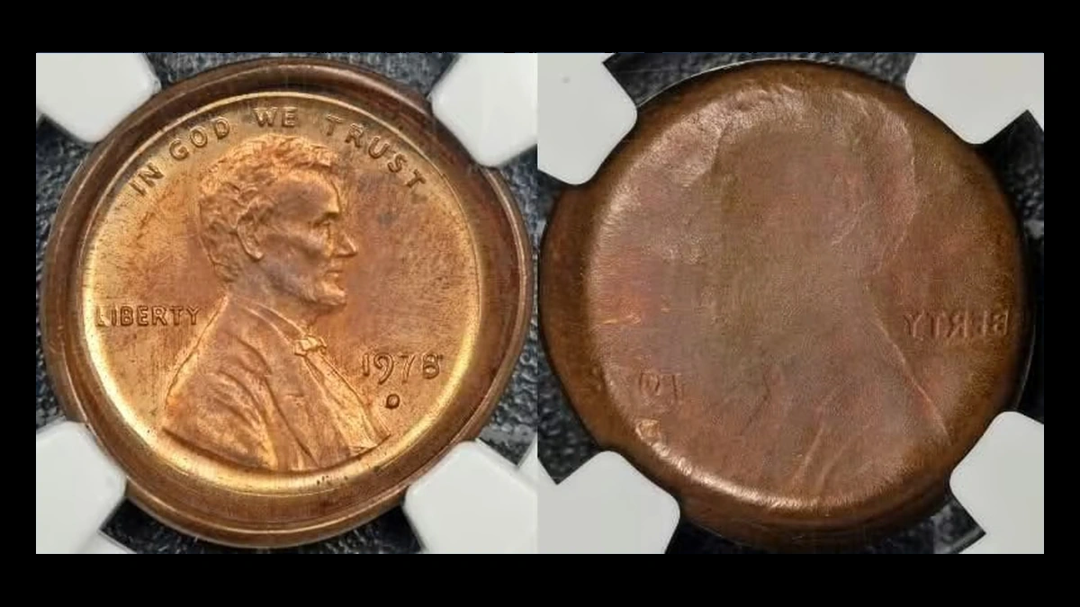 1978 Lincoln Cent (Modern): Die Cap