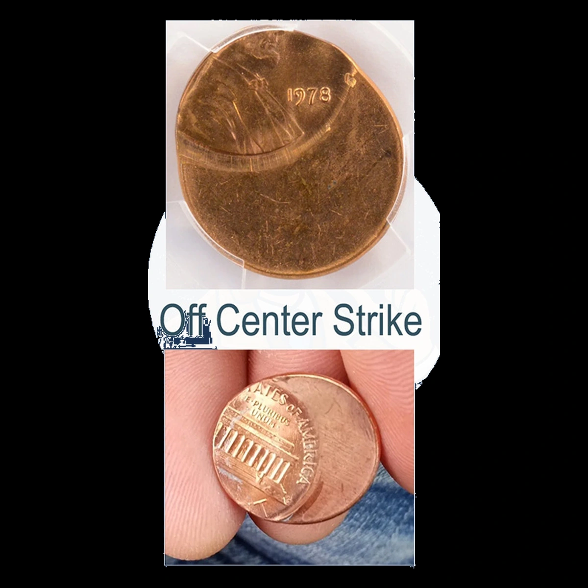 1978 Lincoln Penny: Off-Center Strike