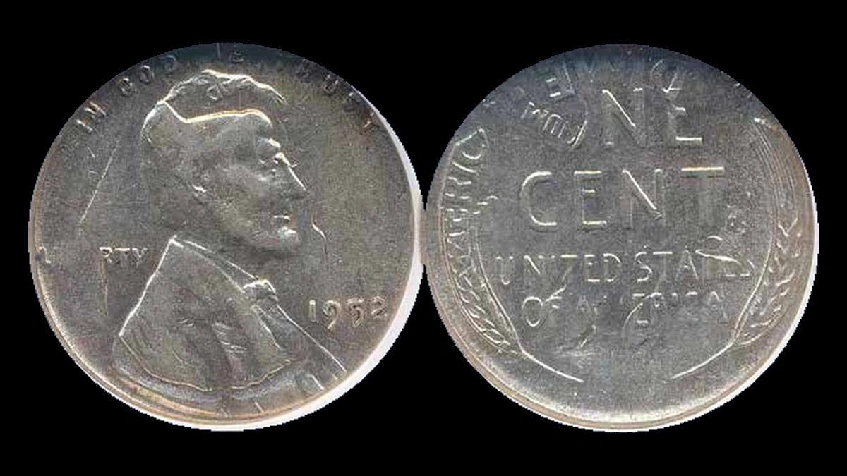 1952 Lincoln Cent (Wheat Reverse): Overstrike / Double Denomination