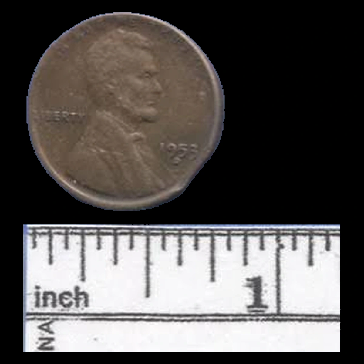 1953 Lincoln Cent (Wheat Reverse): Clipped Planchet