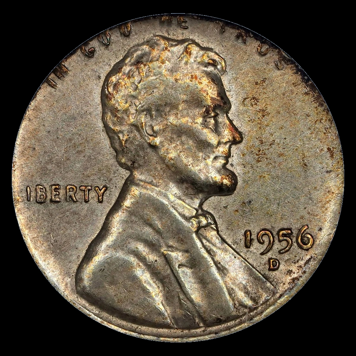 1956 Wheat Penny: Wrong Planchet / Off-Metal Strike