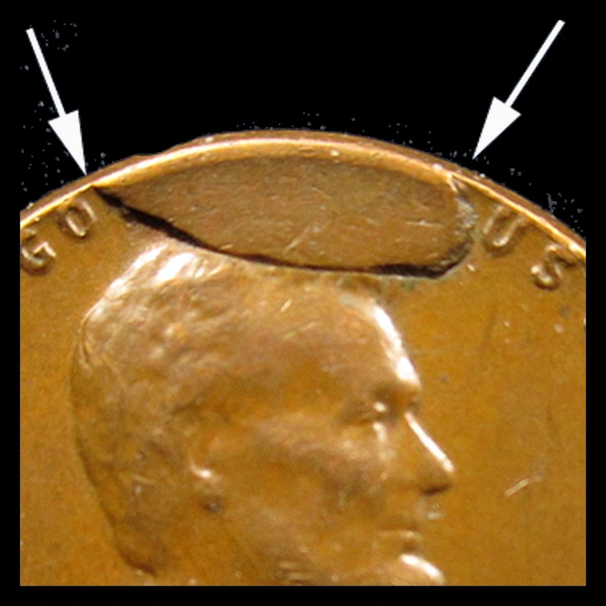 1965 Lincoln Penny: Die Break / Cud