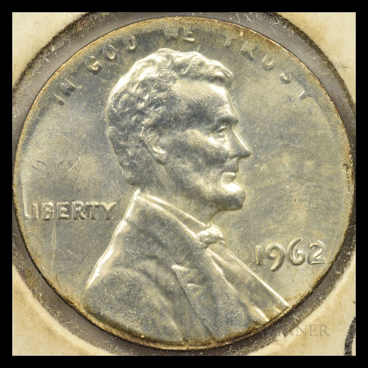 1962 Lincoln Penny: Struck on a Silver Dime Planchet