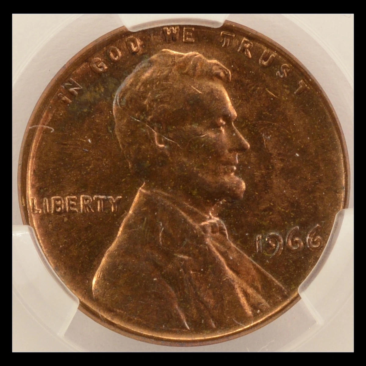 1966 Lincoln Penny: Double / Multiple Strike
