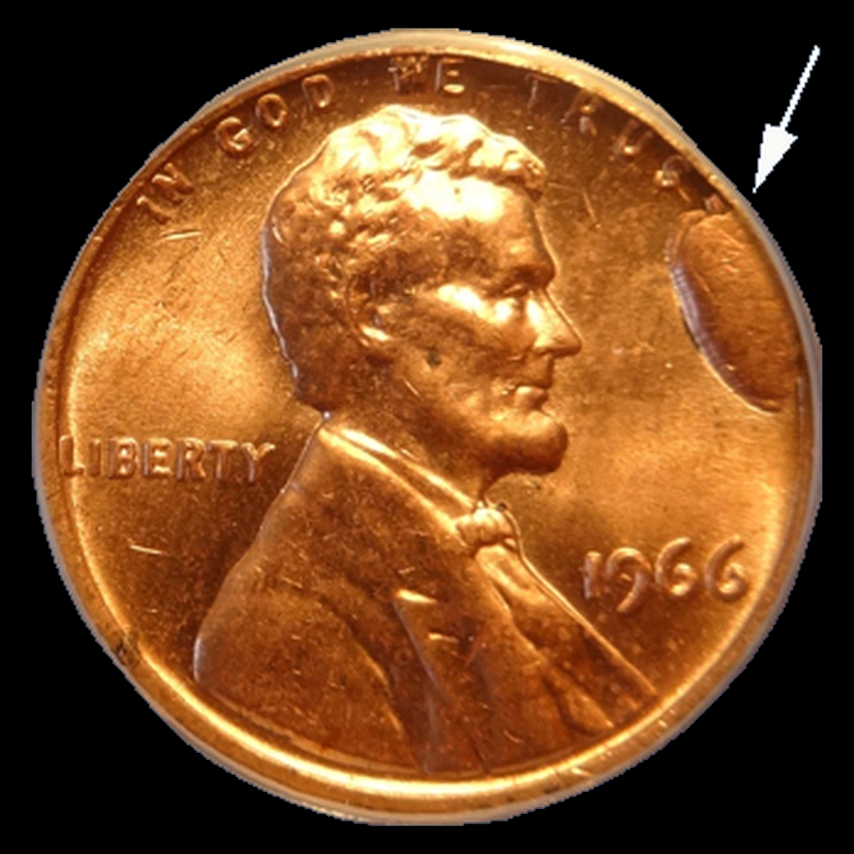 1966 Lincoln Penny: Die Break / Cud