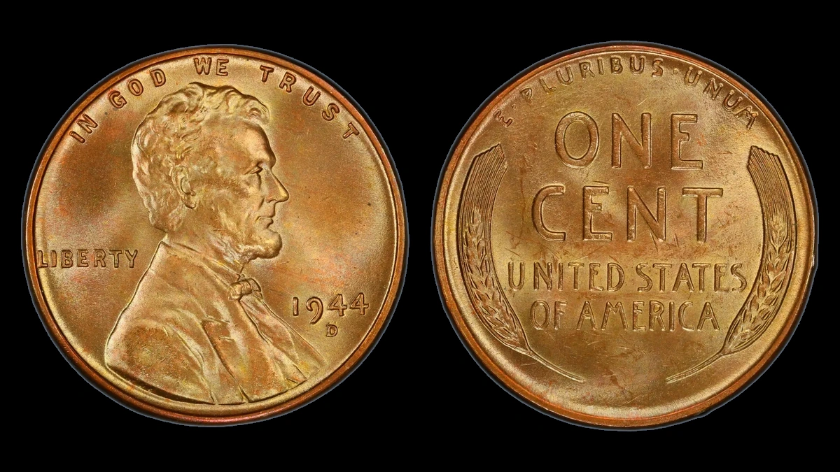 1944 Wheat Penny: Over-Mintmark