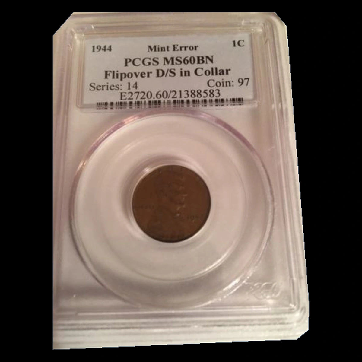 1944 Lincoln Cent (Wheat Reverse): Multiple Strike