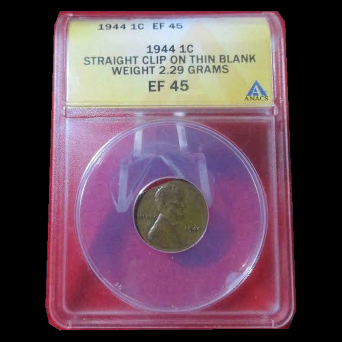 1944 Lincoln Cent (Wheat Reverse): Thin Thick Planchet